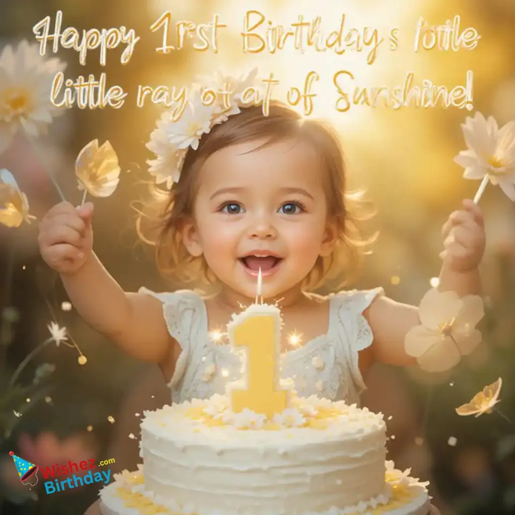 1st Birthday To Our Little Ray Of Sunshine