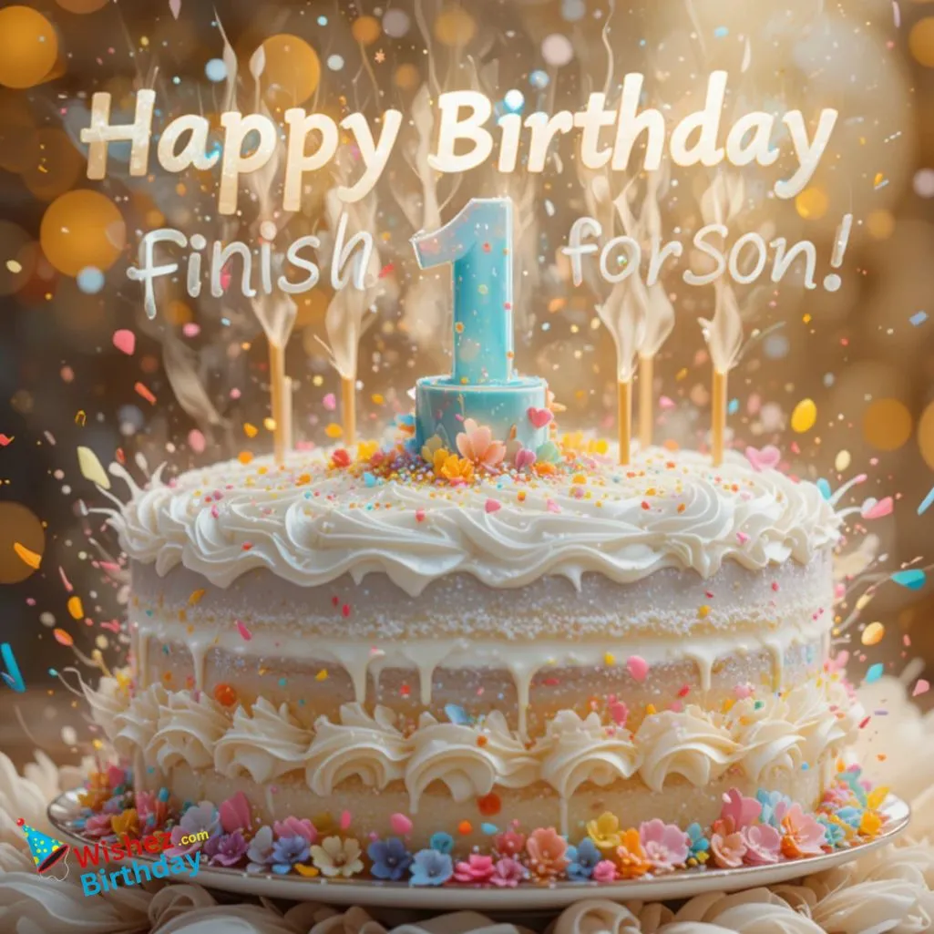 1st Happy Birthday Wishes For Son