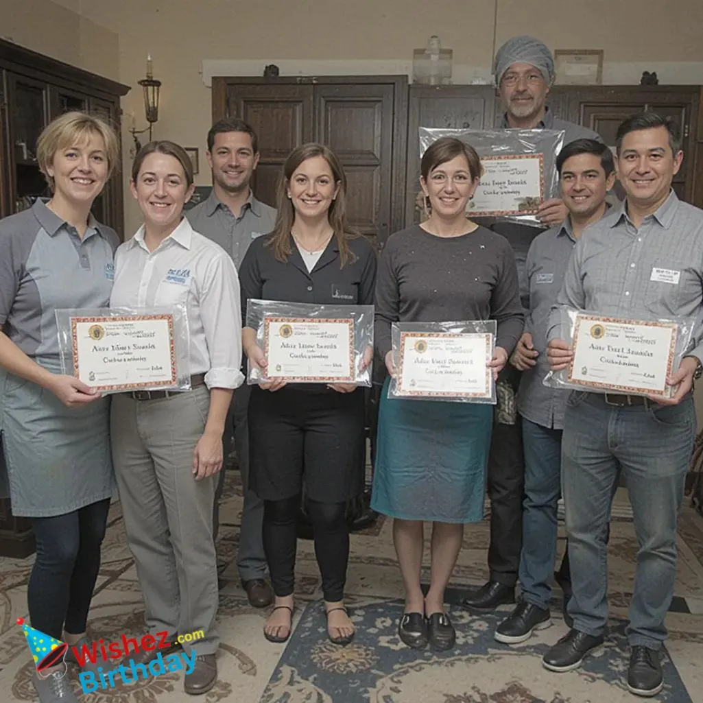 Appreciations For Housekeeping Staff