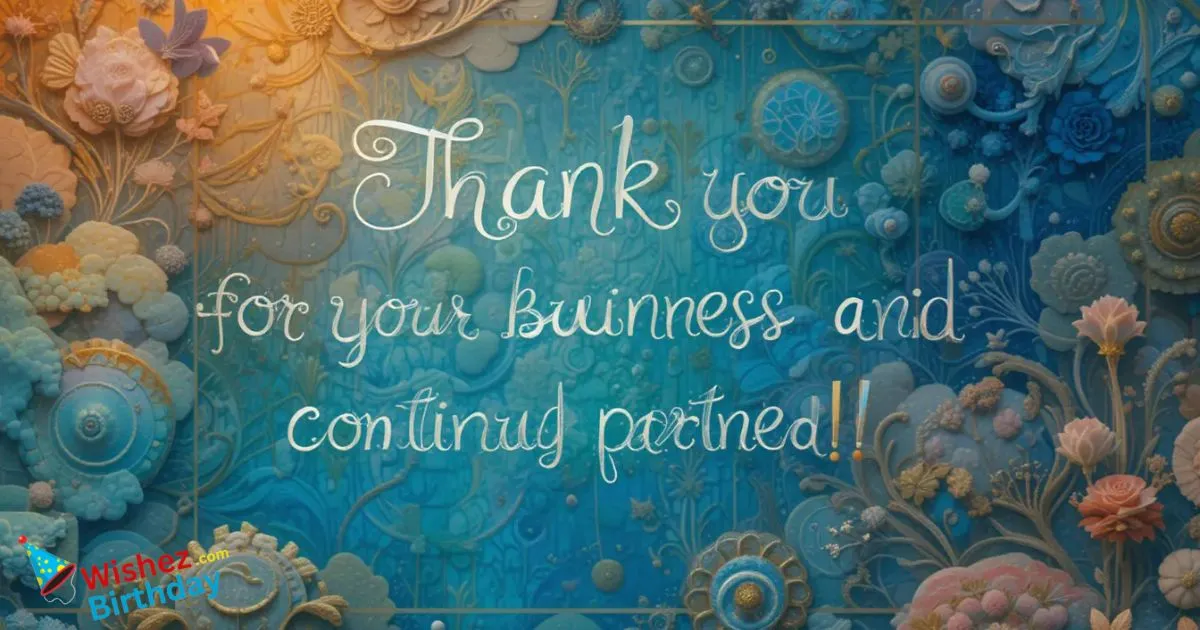 Business And Continued Partnership