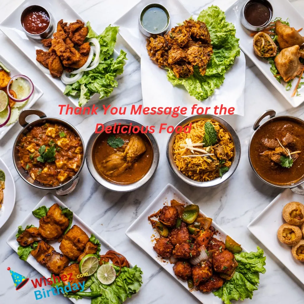 For The Delicious Food