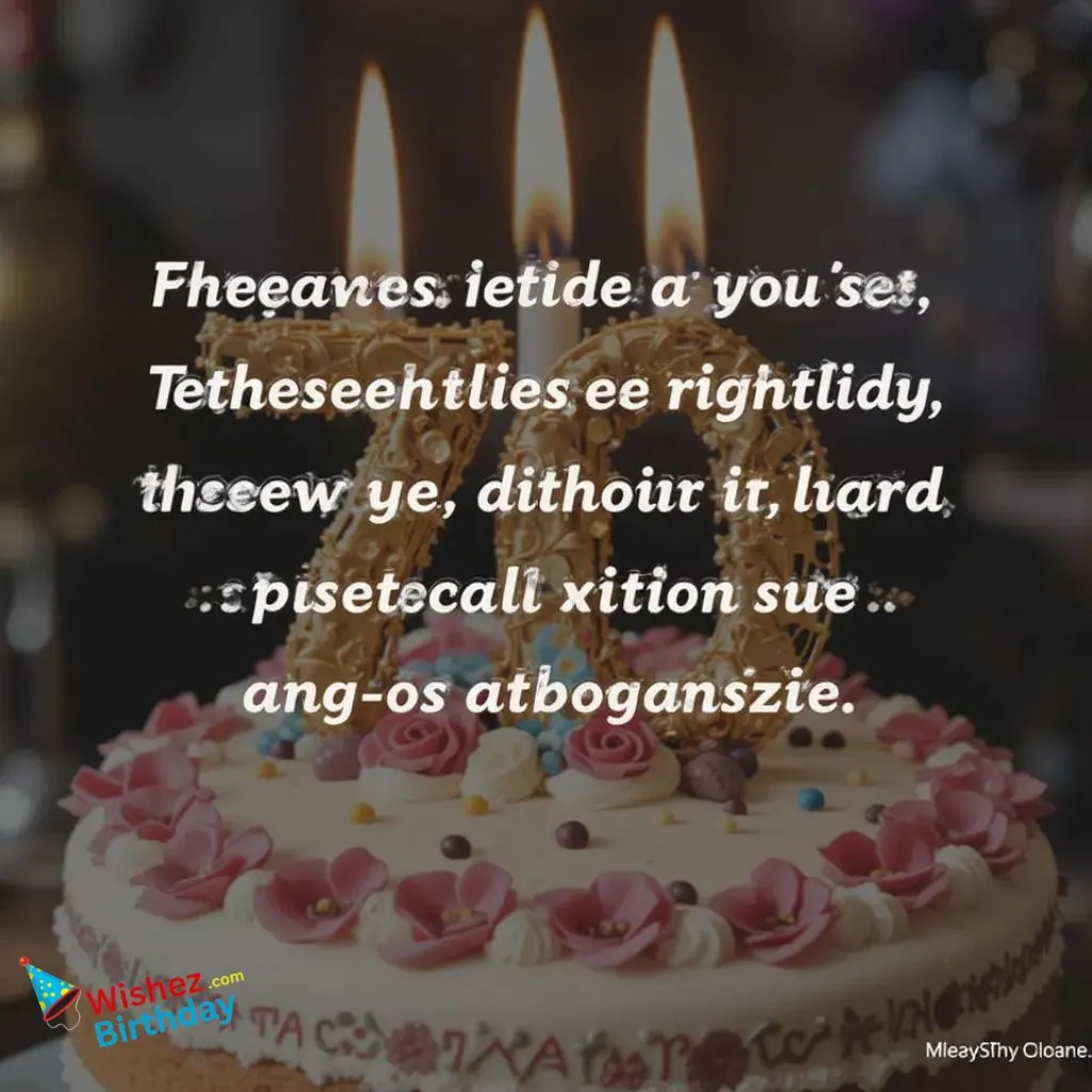 Funny 70th Birthday