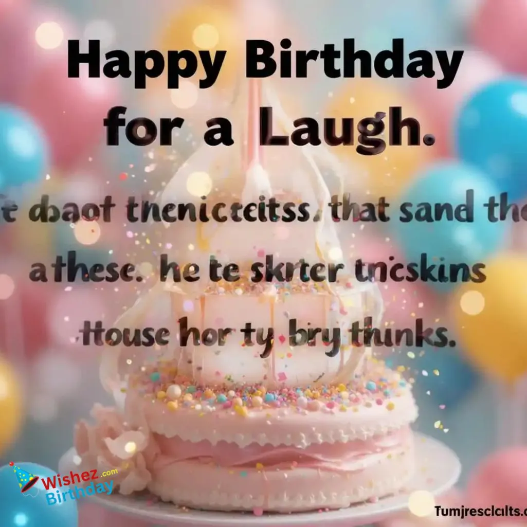 Funny Birthday Wishes For A Laugh