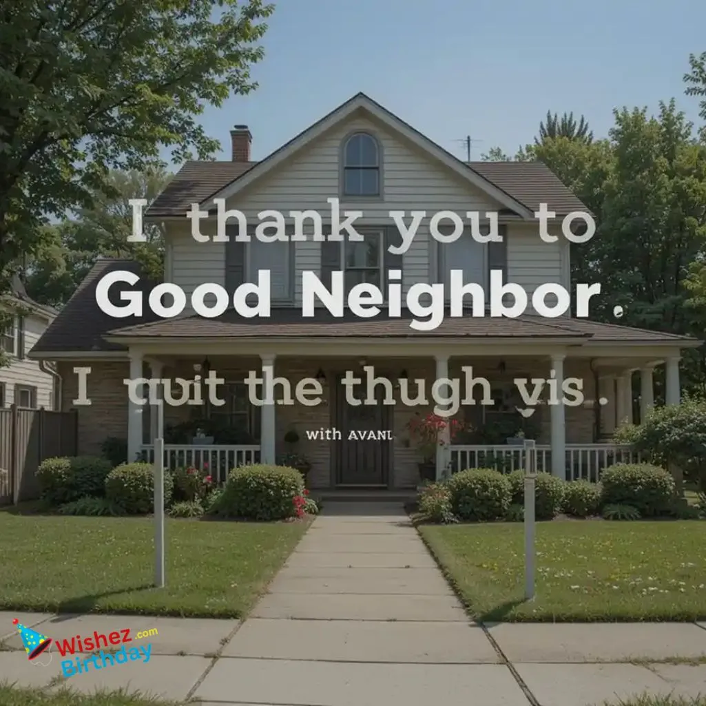 Good Neighbor Funny Quotes