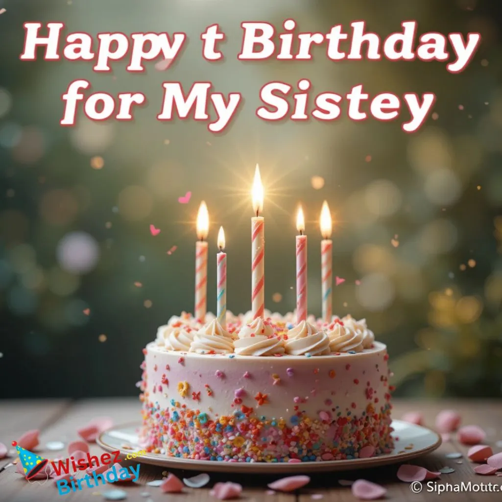 Heartfelt Birthday Wishes For My Sister