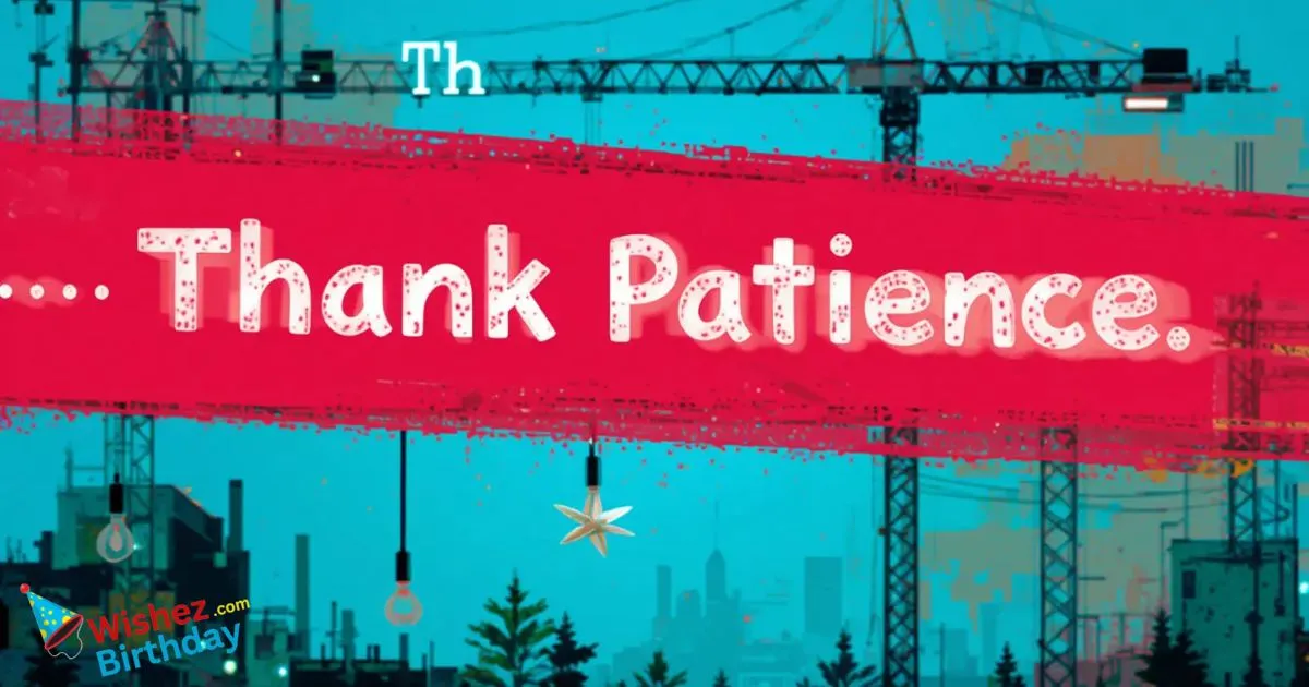 Patience During Construction