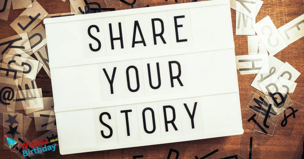 Sharing Your Story