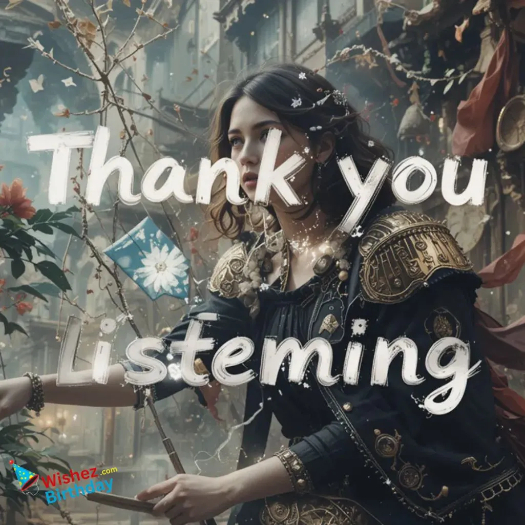 Thank You For Listening