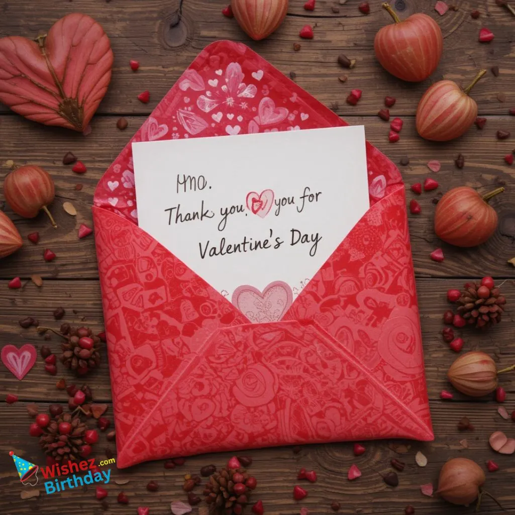 Thank You For Valentines Day Letters