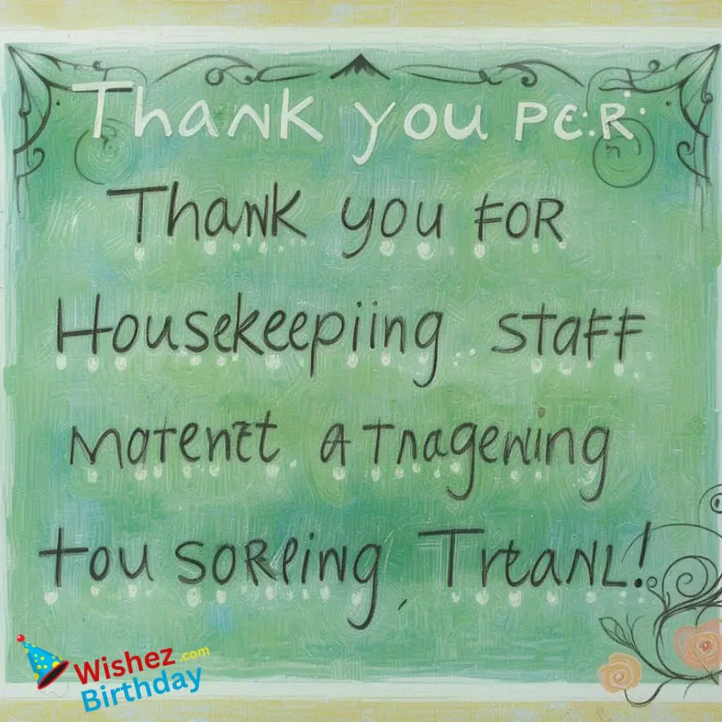 Thank You Message