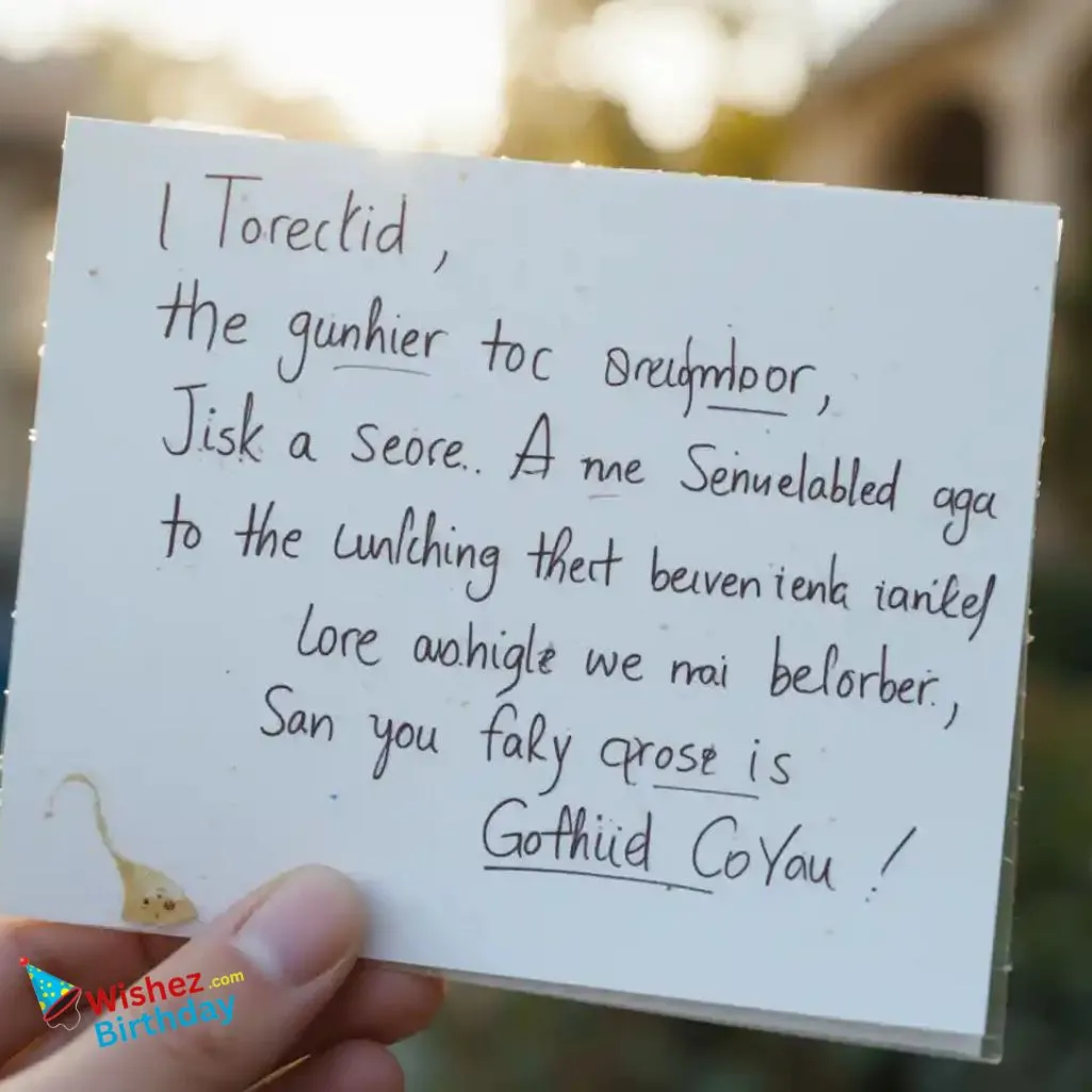 To Neighbor When Relocating In English
