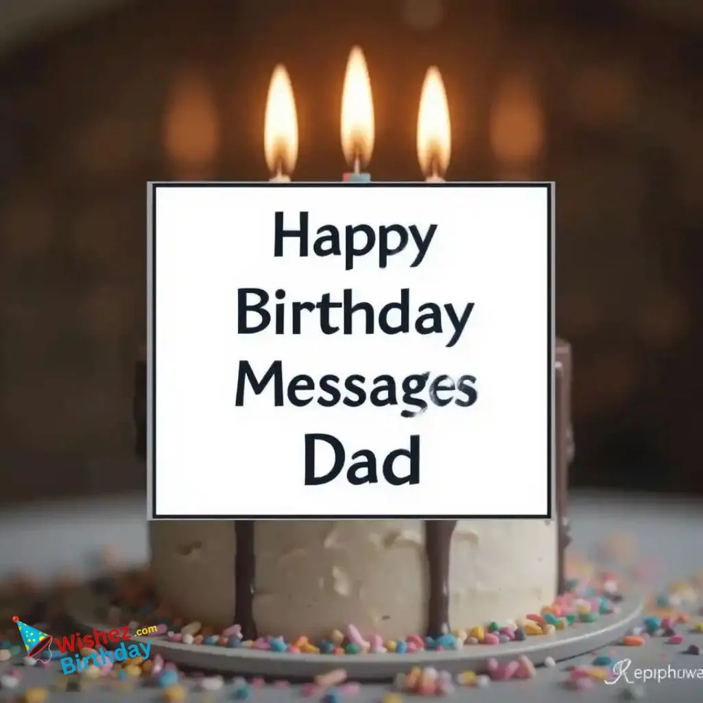Touching Birthday Messages For Dad