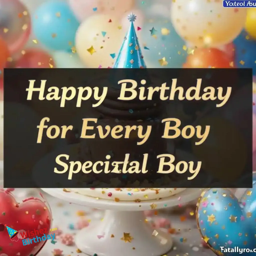 Wishes Birthday For Every Special Boy