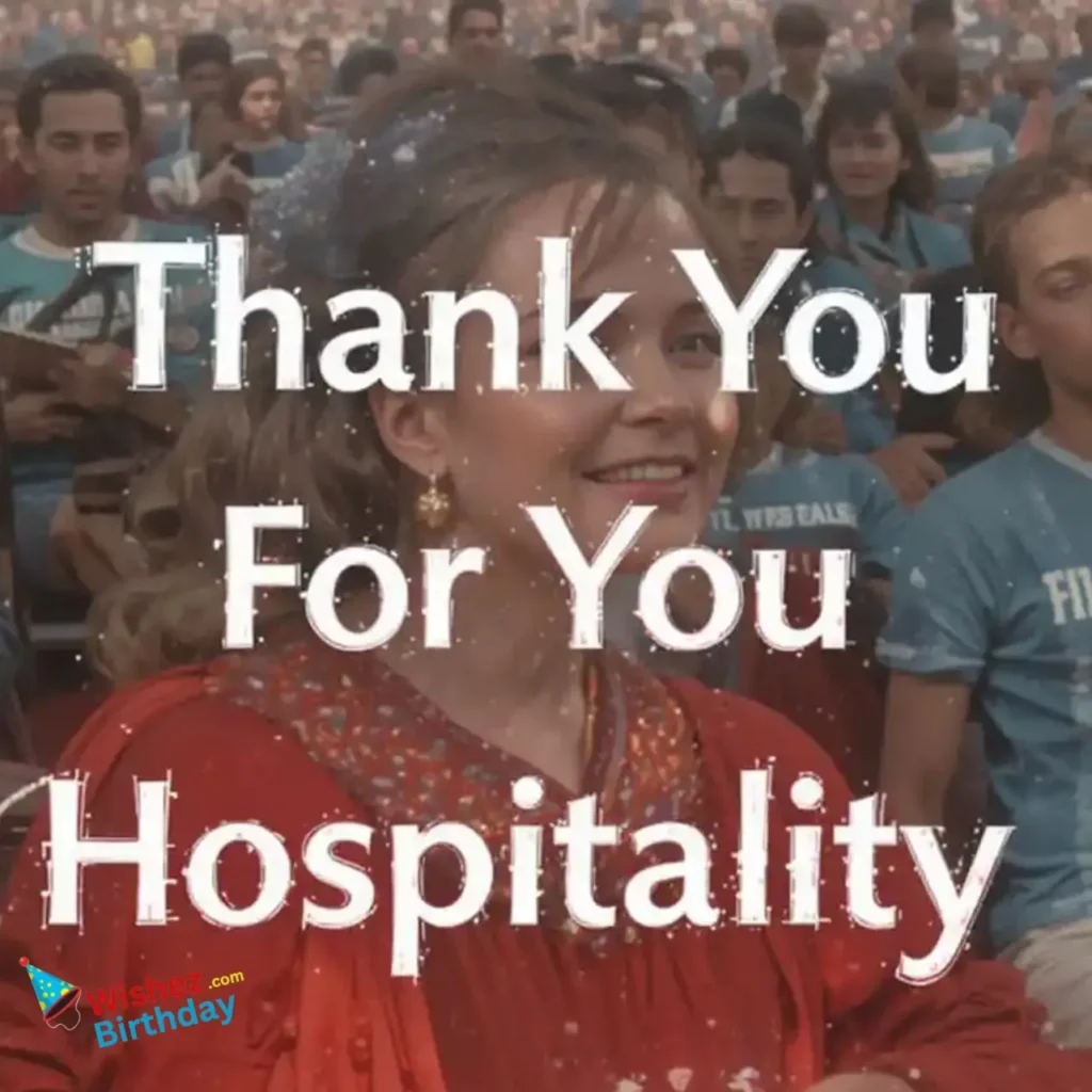 Your Hospitality Message