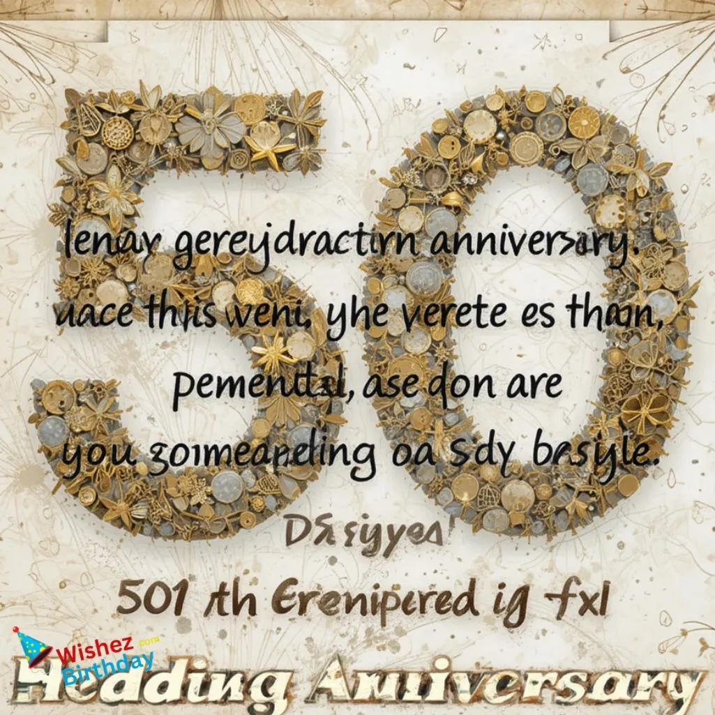 50th Wedding Anniversary Messages