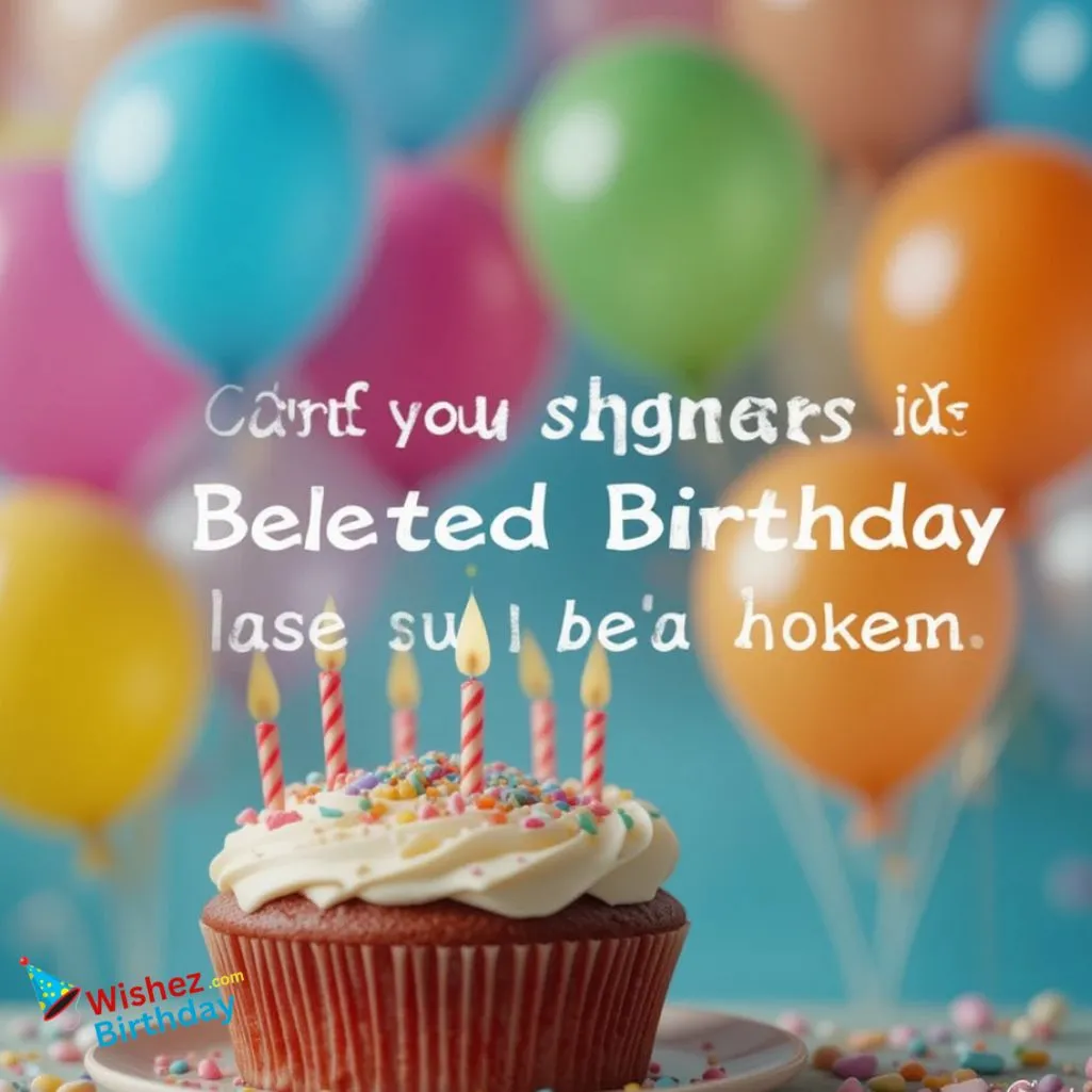 Funny And Playful Belated Birthday