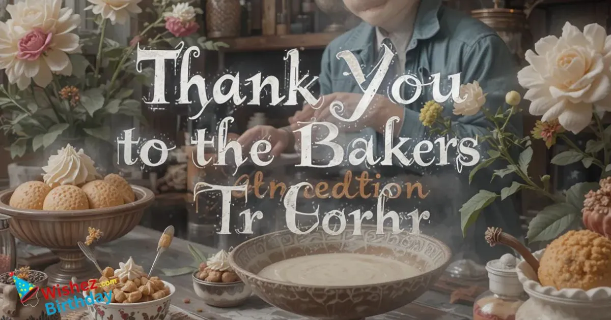 Baker Appreciation Messages