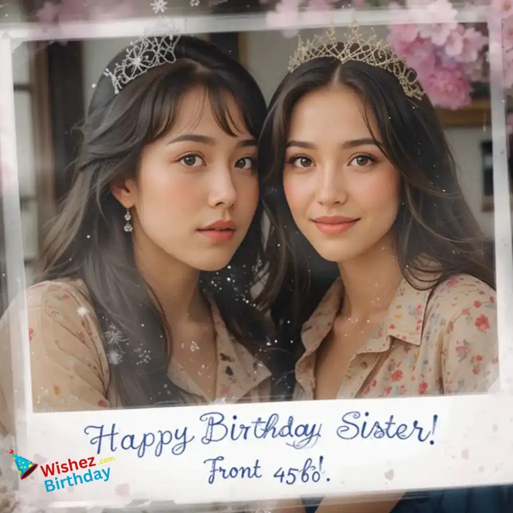 Birthday To Sister From Sister