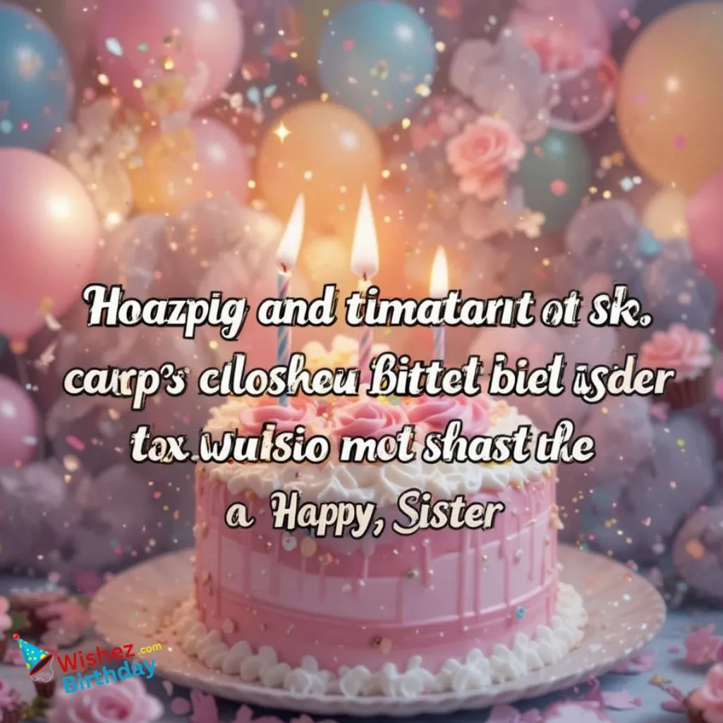 Birthday Wishes For Sister