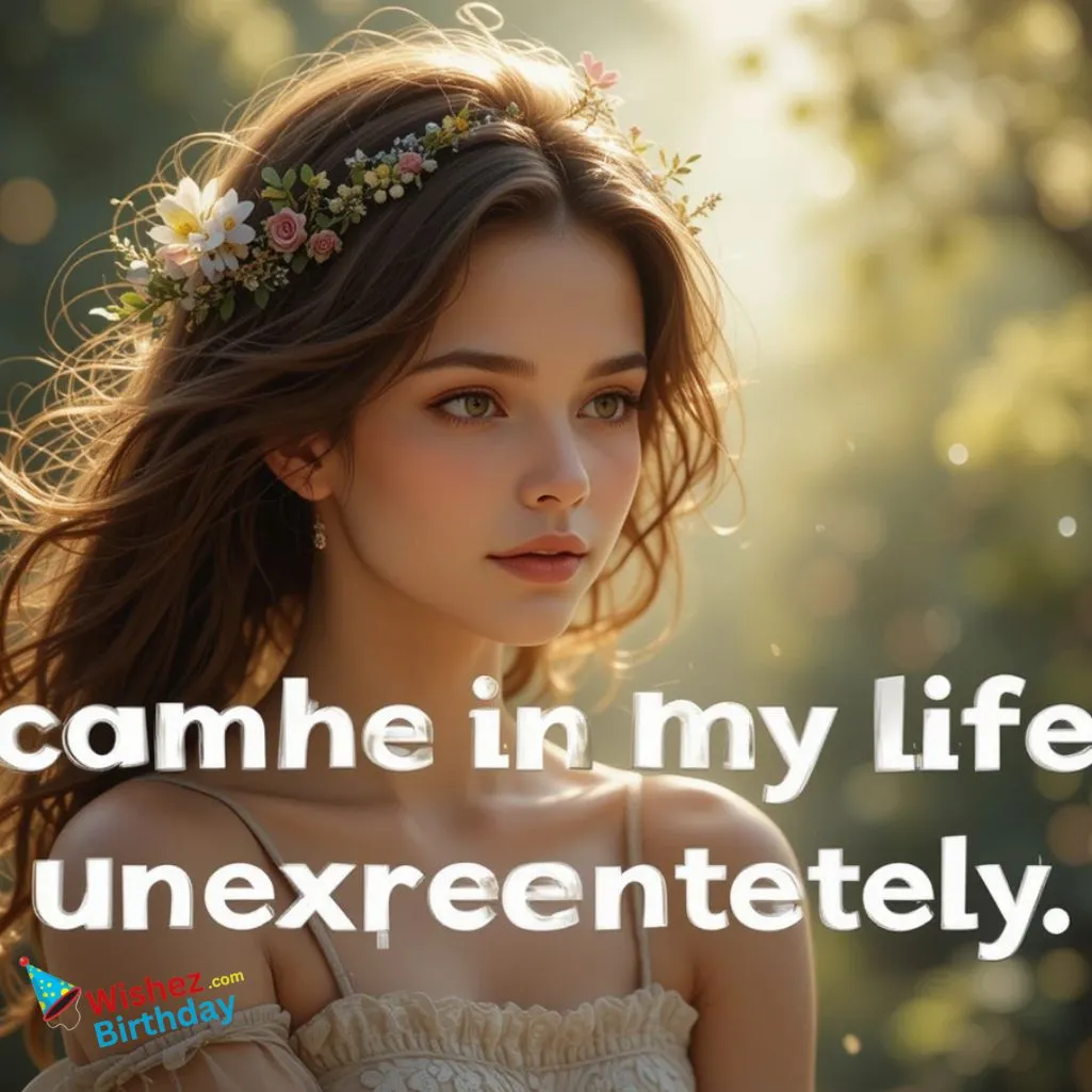 Coming Into My Life Unexpectedly Quotes