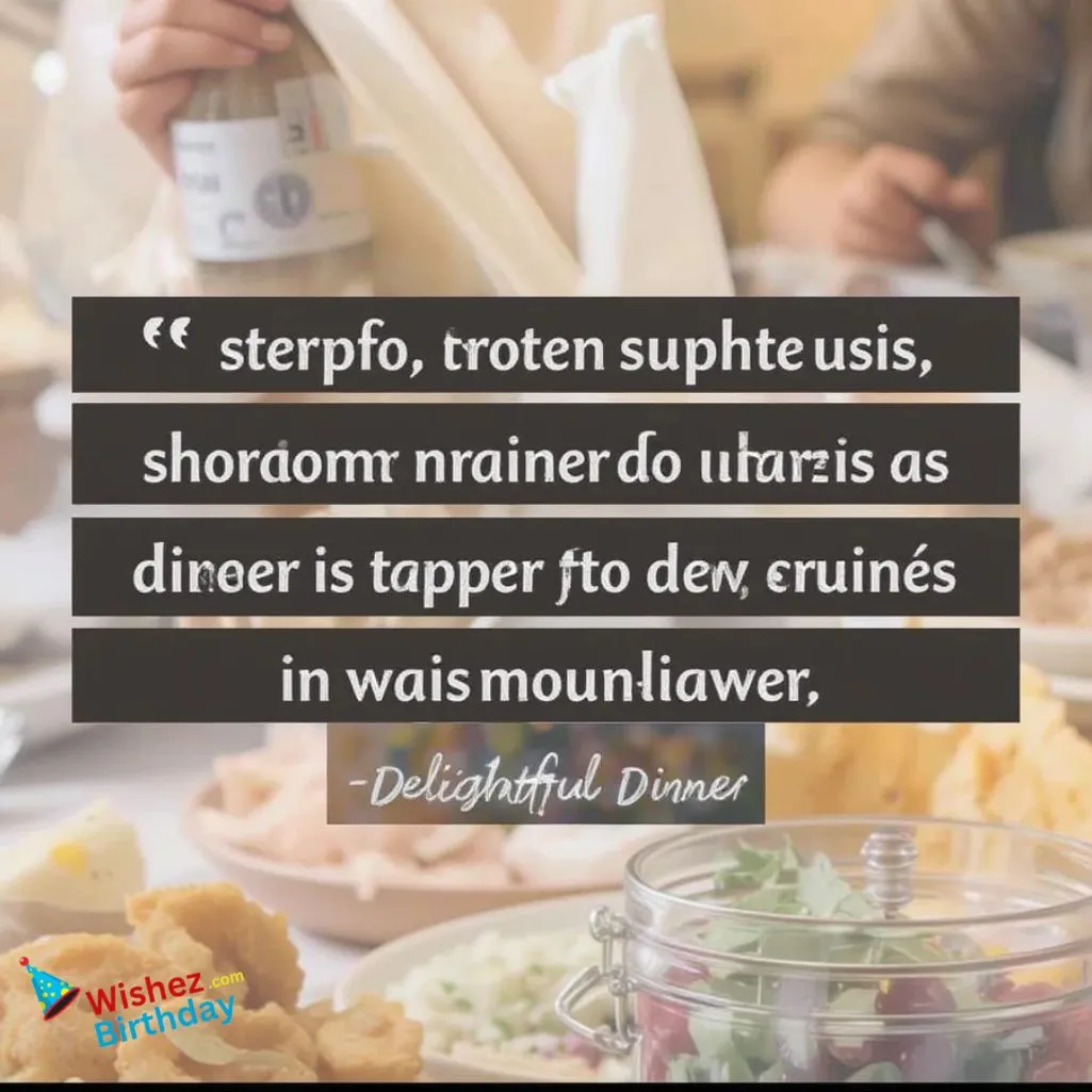 Delightful Dinner Quotes
