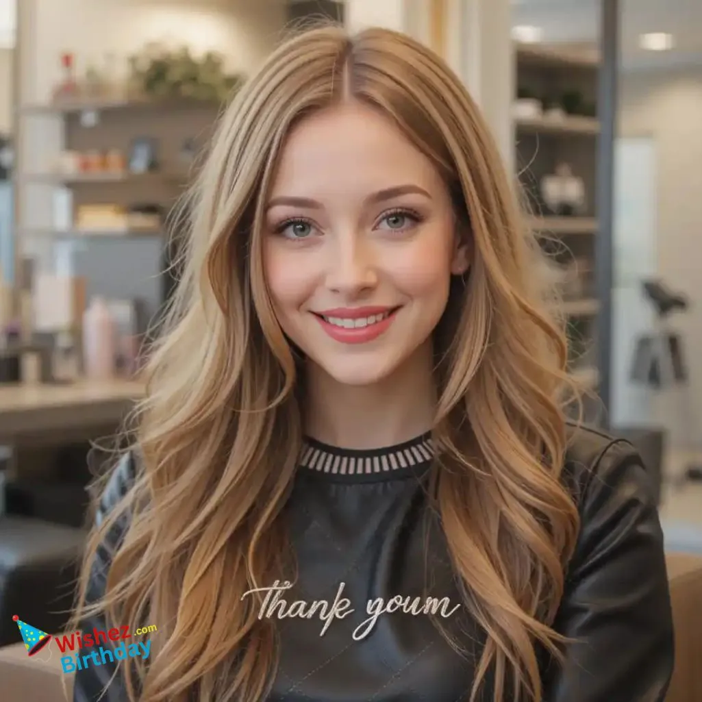 Hair Stylist Thank You To Client