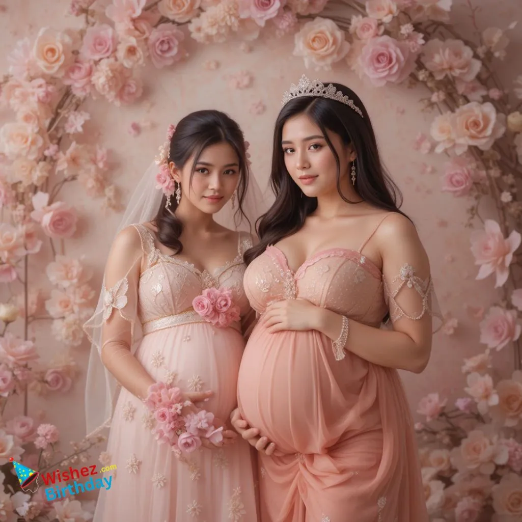 Maternity Photoshoot With Sister