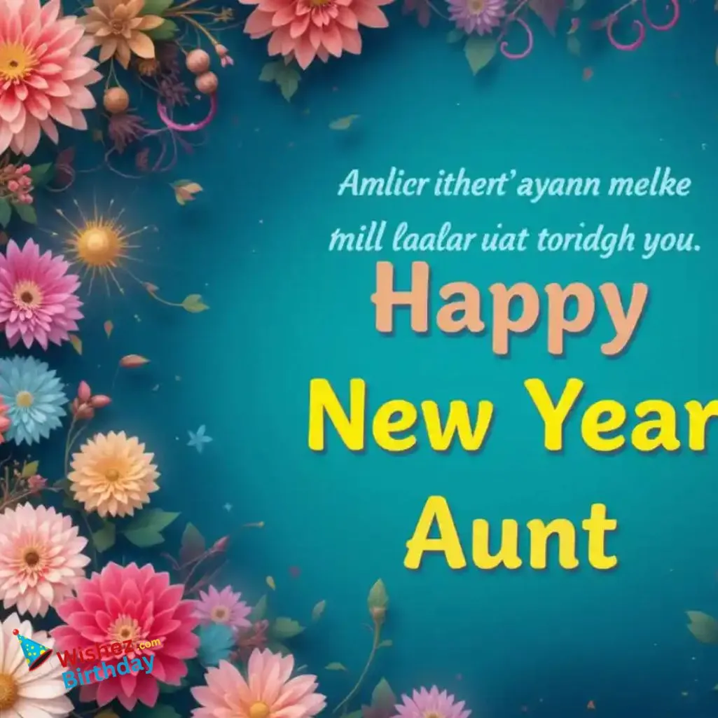 New Year Wishes For Aunt Creative Ideas