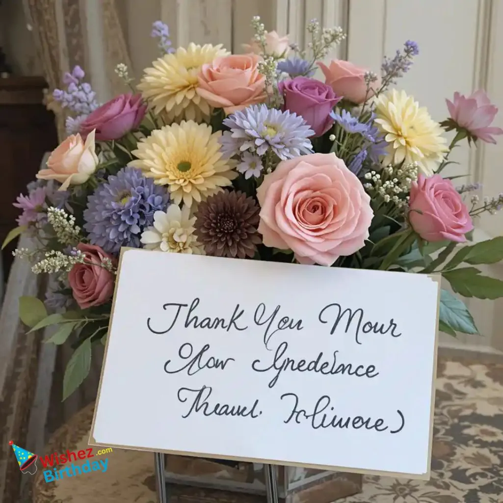 Note For Condolence Flowers