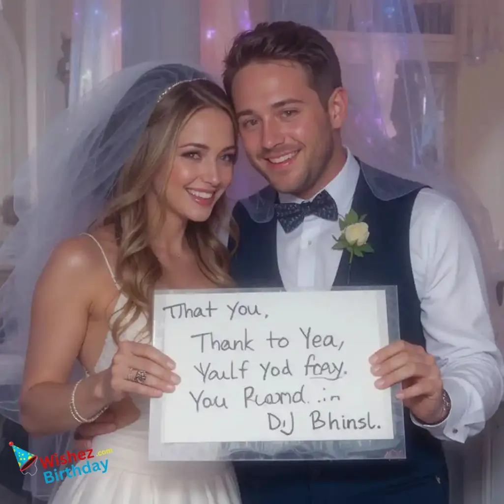 Note To Wedding Dj