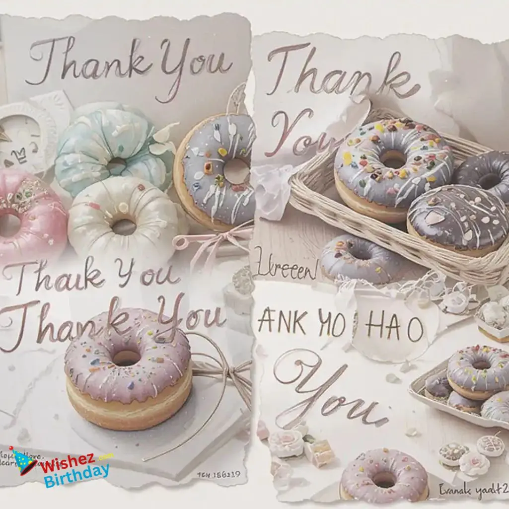 Quick Thank You Notes For Donuts