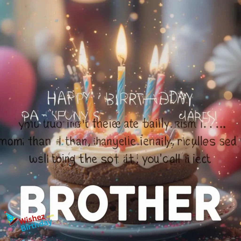 Short Funny Birthday Wishes For Brother