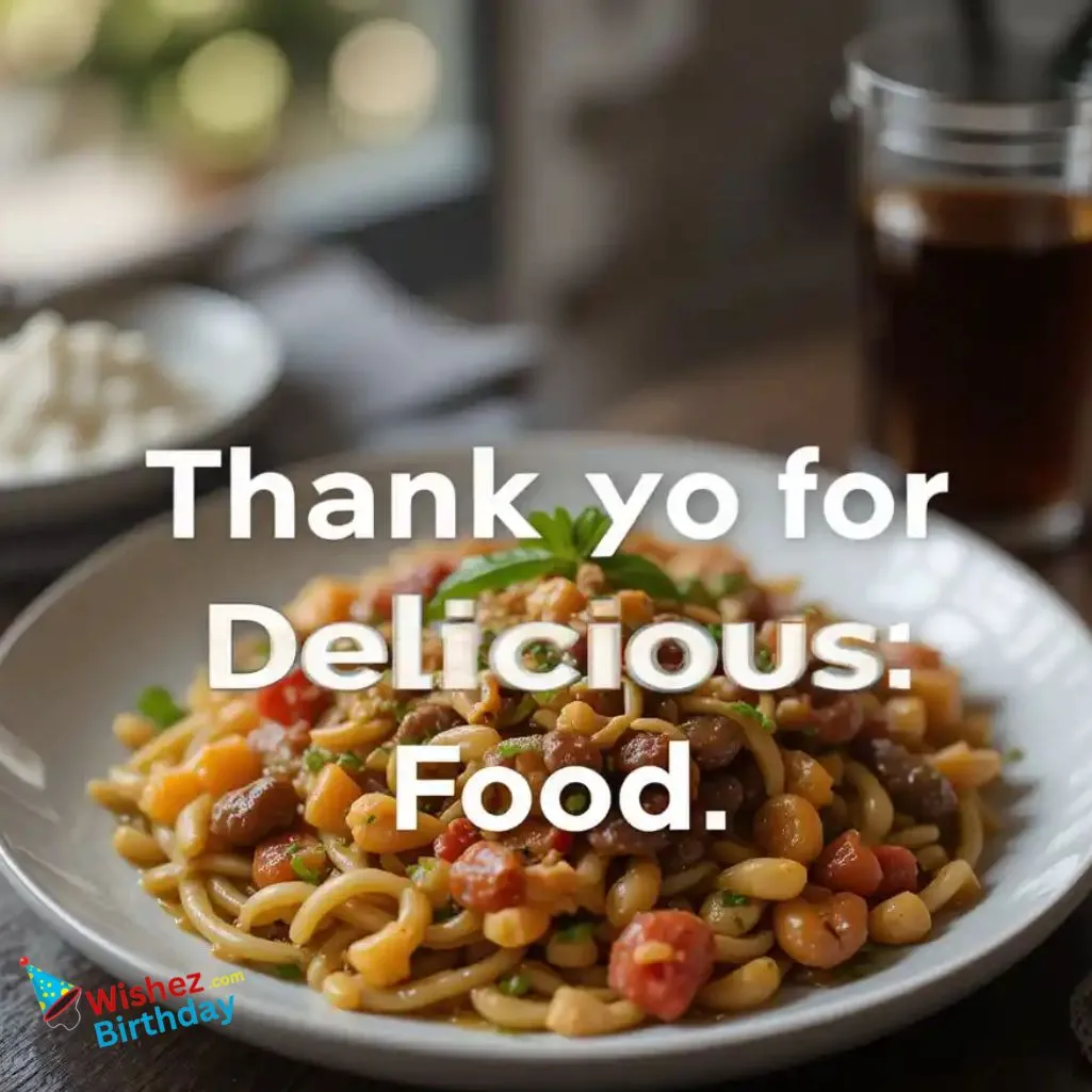Thank You For Delicious Food Quotes