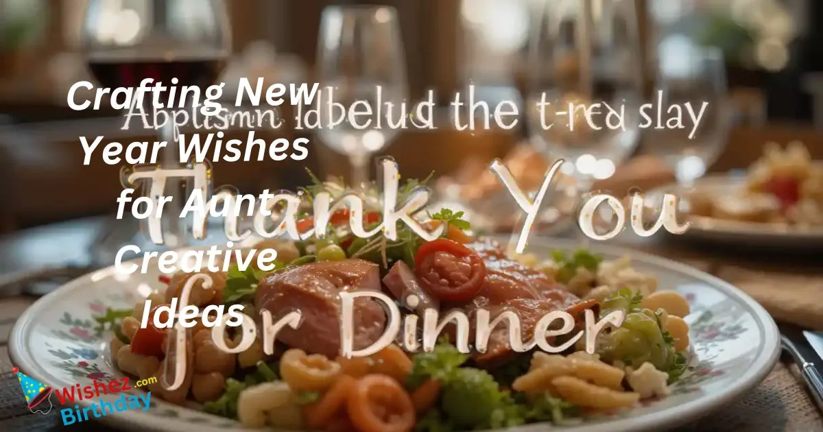 Thank You For Dinner