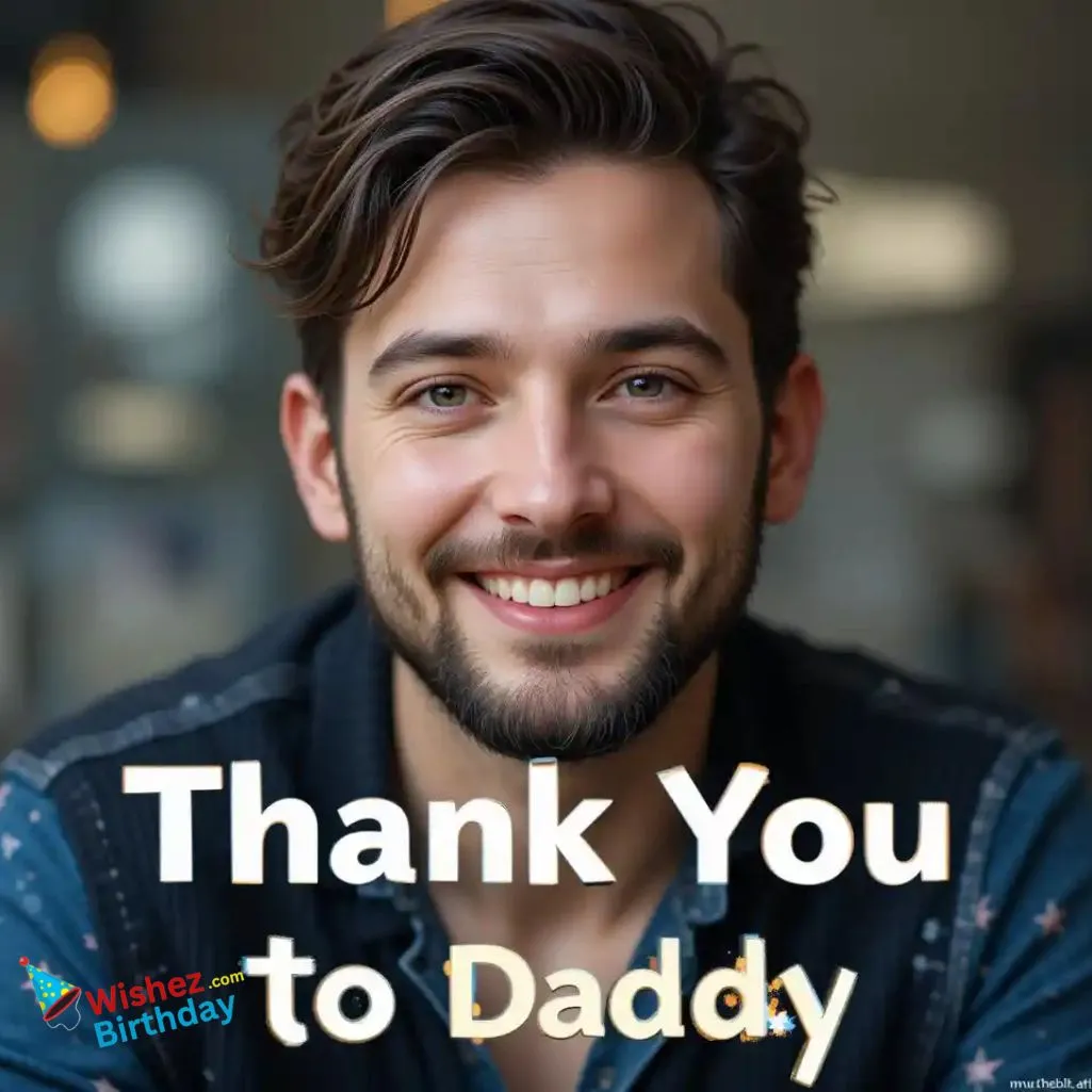 Thank You Message To Daddy