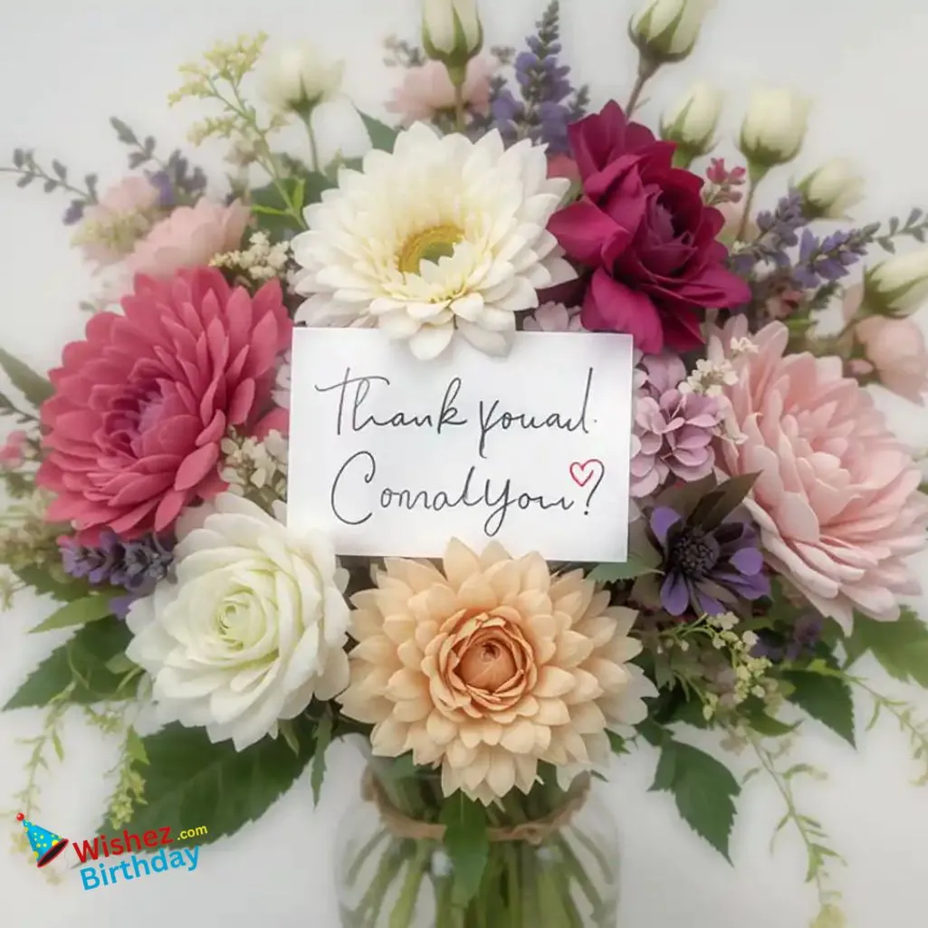 Thank You Note For Condolence Flowers