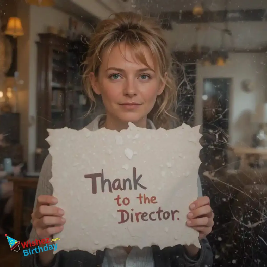 Thank You To The Director