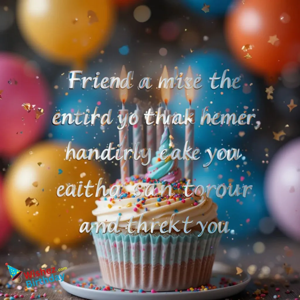 To Friend In English For Birthday Wishes