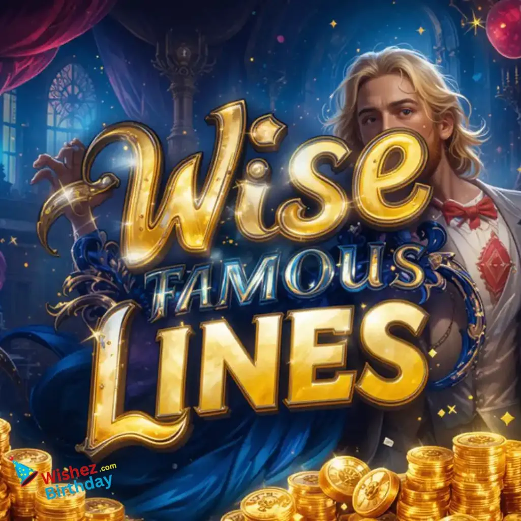 Wise Famous Lines