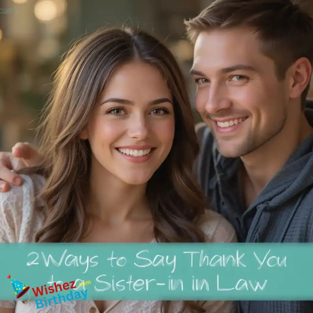 You To A Sister In Law