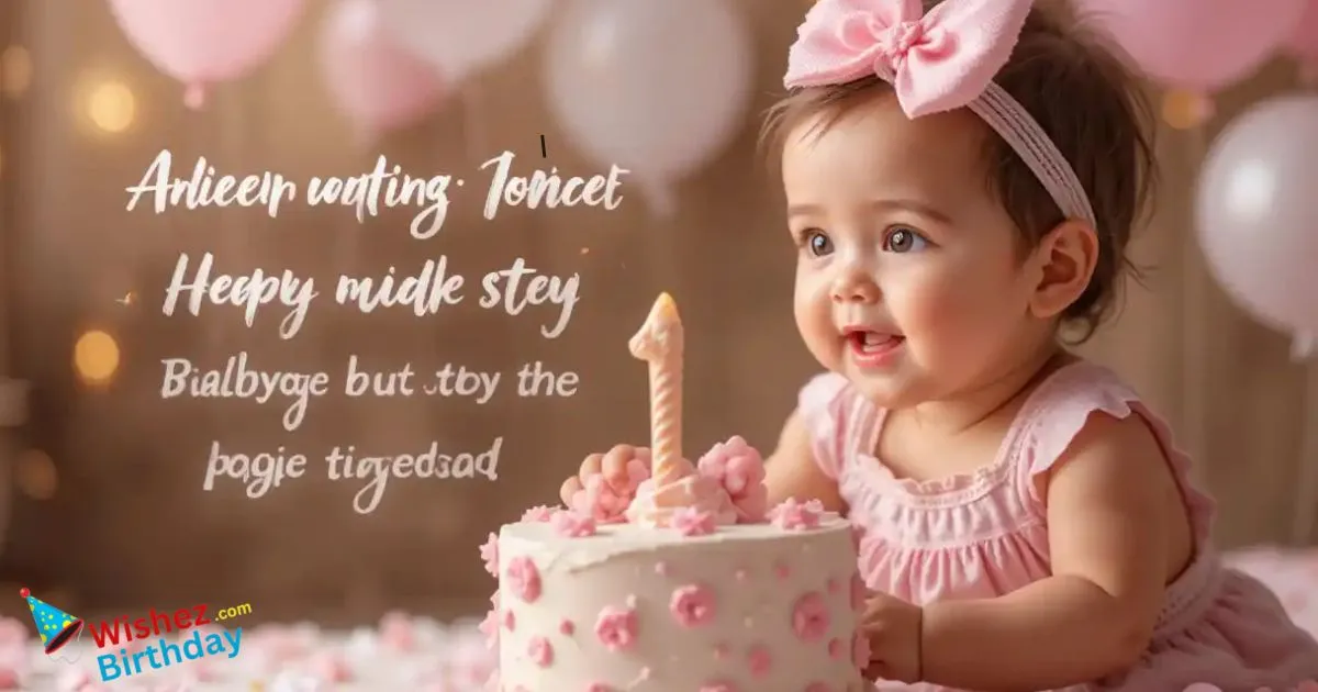 1st Birthday Wishes For Baby Girl Niece