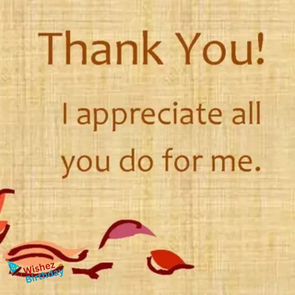 Appreciation Thank You Quotes