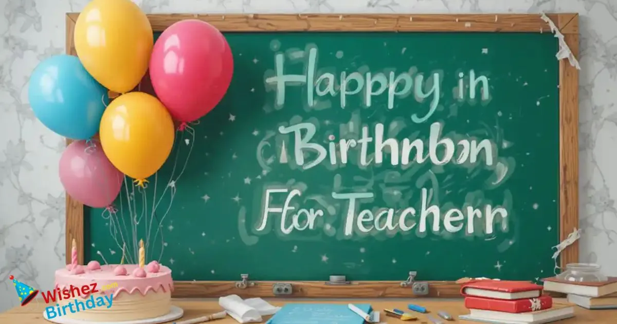 Birthday Wishes For Teacher