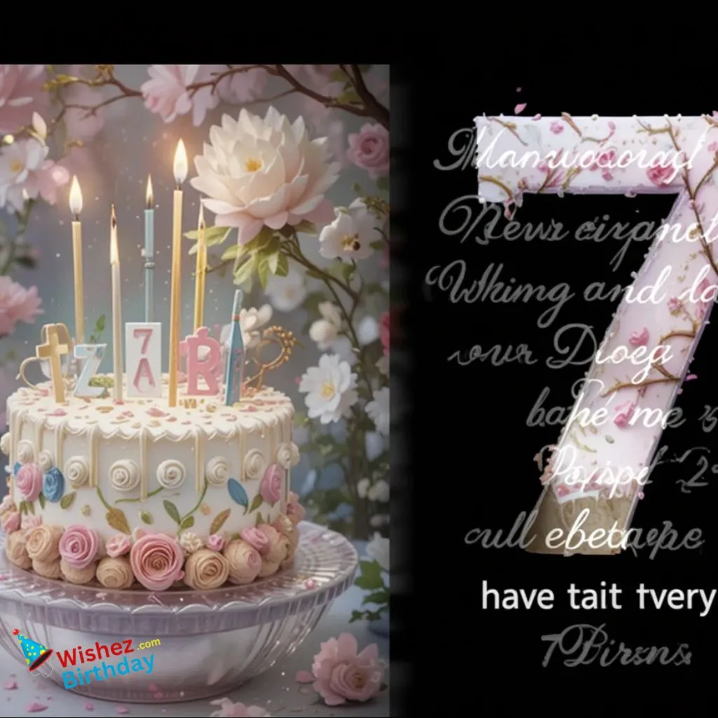 Birthday Wishes To Celebrate Her 7th Year
