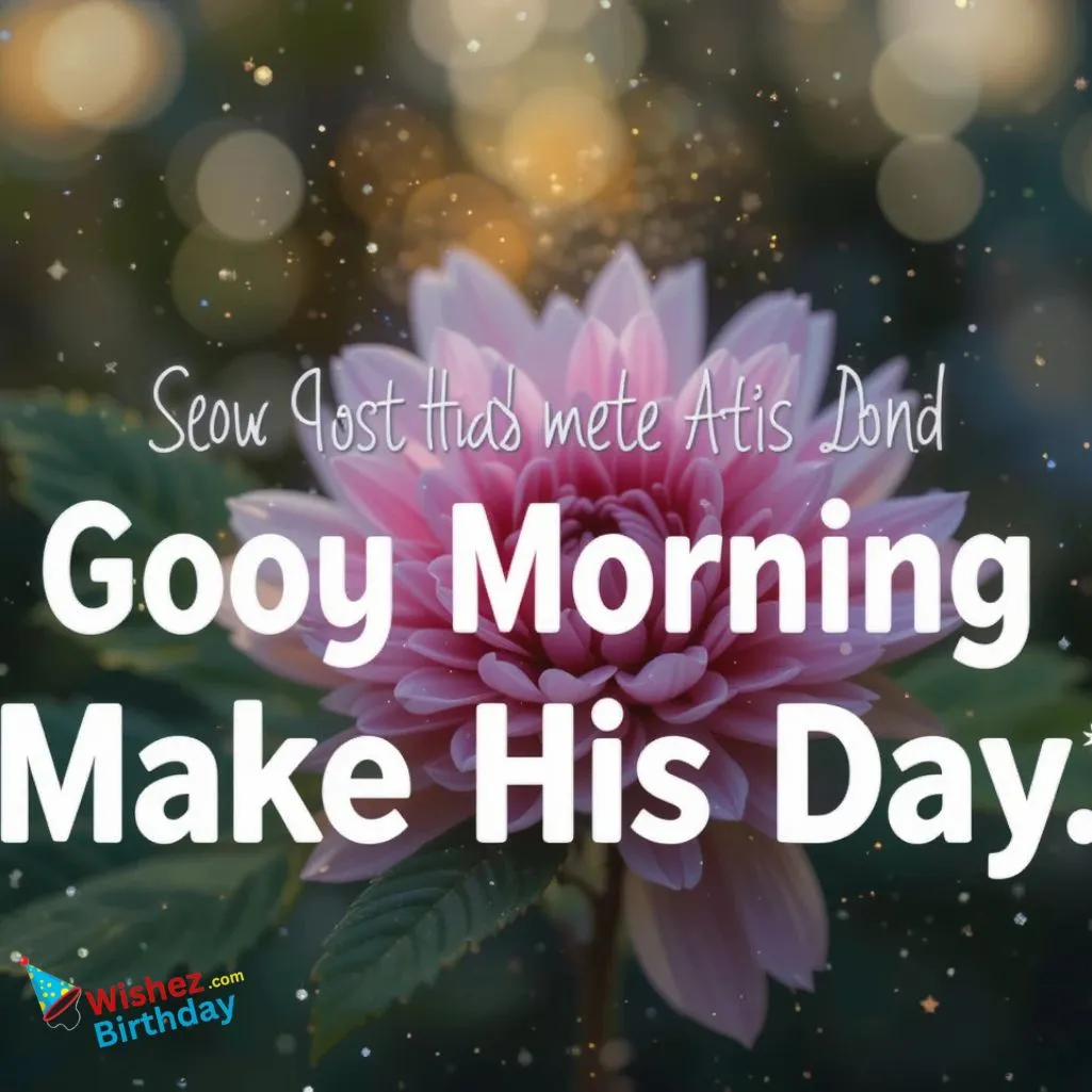 Good Morning Text To Make His Day