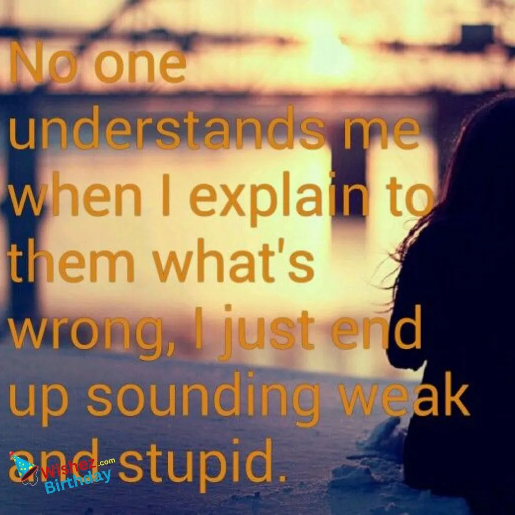 No One Understands Your Feelings Quotes