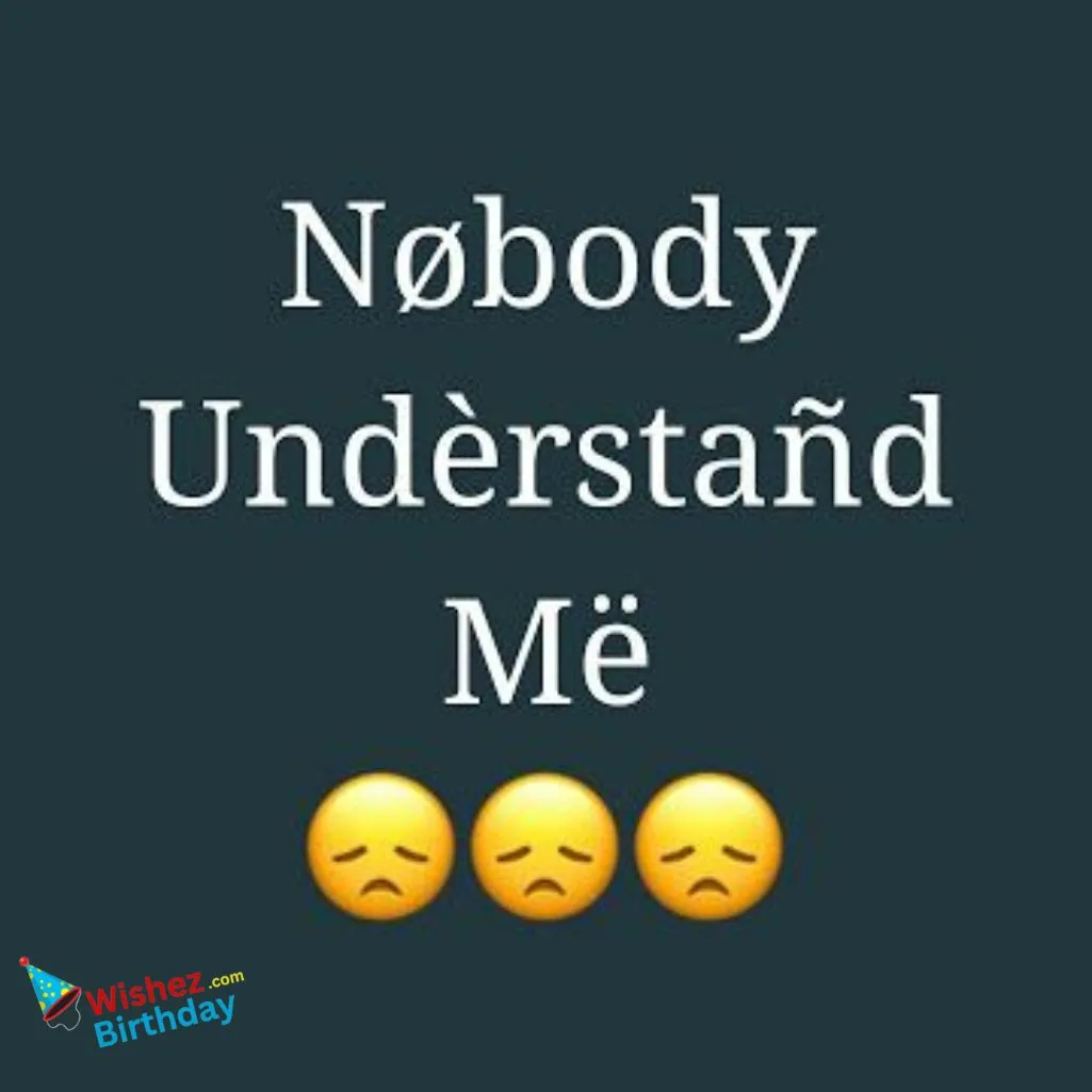 Nobody Understand Me Images