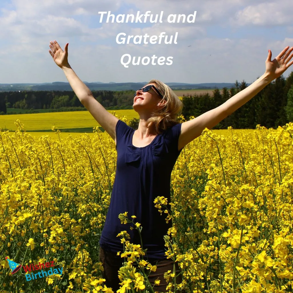 Thankful And Grateful Quotes