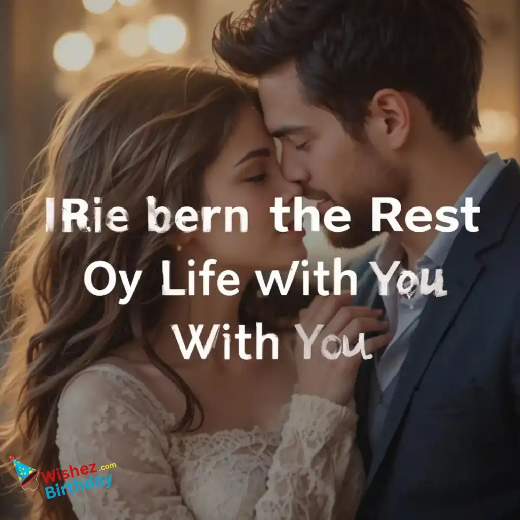 To Spend The Rest Of My Life With You Messages