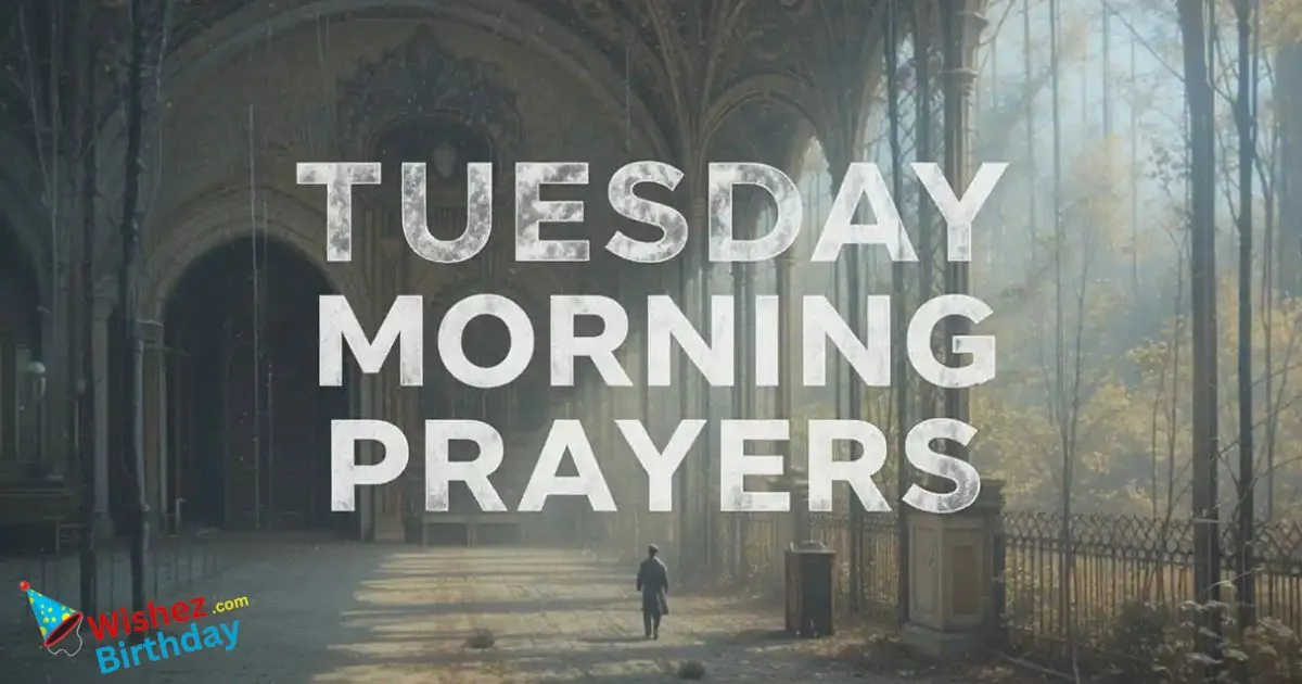 Tuesday Morning Prayers